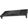 Drehbares Laptopstaender aus Holz fuer den Bueroalltag